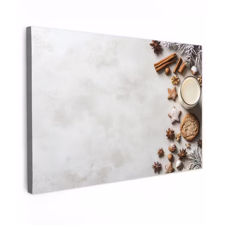 Bakken - Kaneel - Licht - Winter canvas 2cm klein -z3d