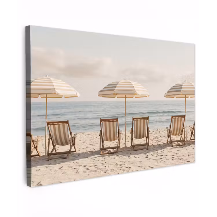 Strand - Stoelen - Parasol canvas 2cm klein -z3d