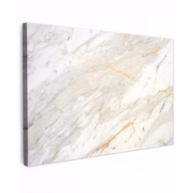 Zwart-wit foto van marmer canvas 2cm klein -z3d