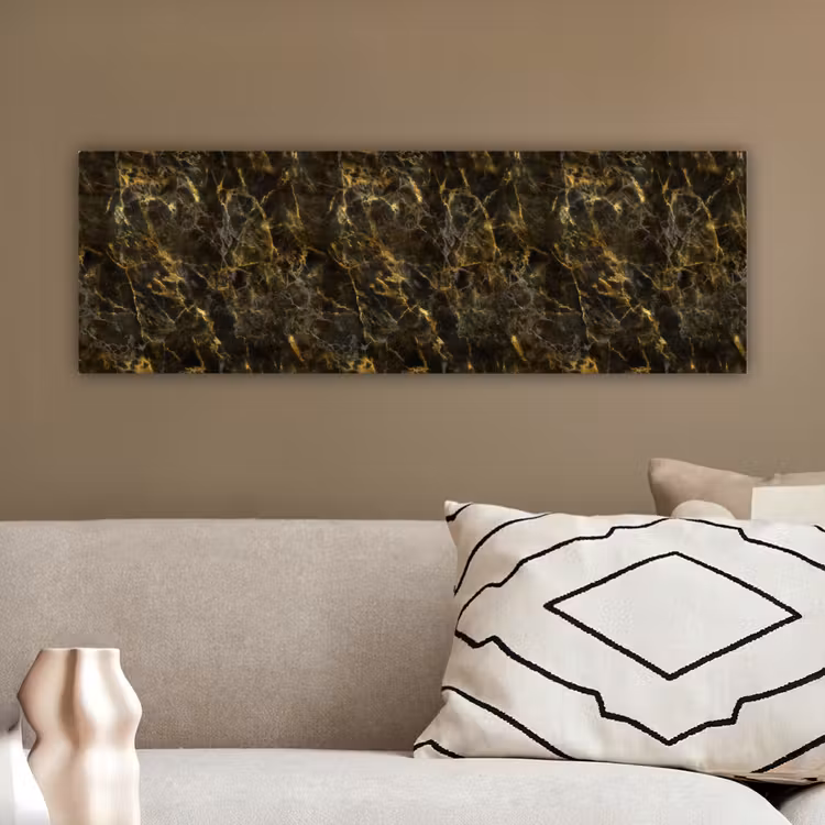 Zwart - Marmer - Goud canvas 2cm klein 828 -sfeer3