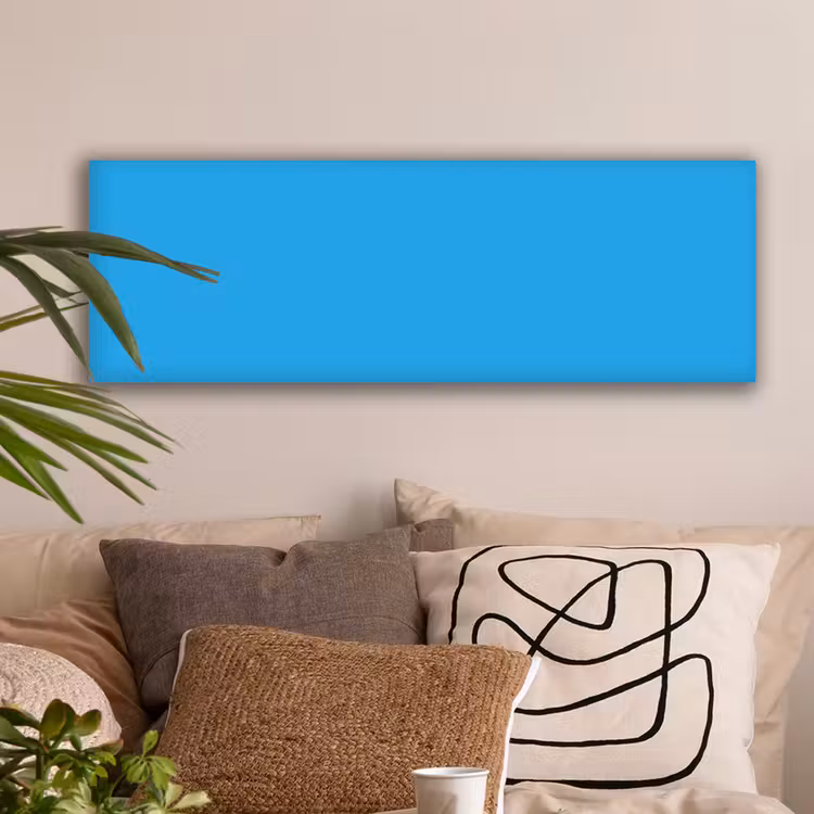 Blauw - Licht - Kleuren canvas 2cm klein 828 -sfeer1