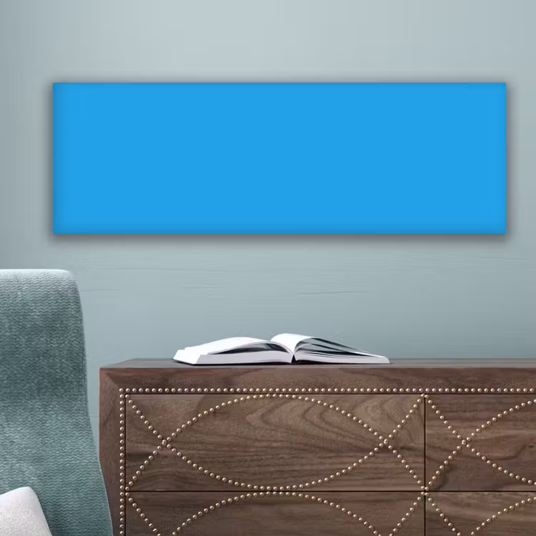 Blauw - Licht - Kleuren canvas 2cm klein 828 -sfeer4