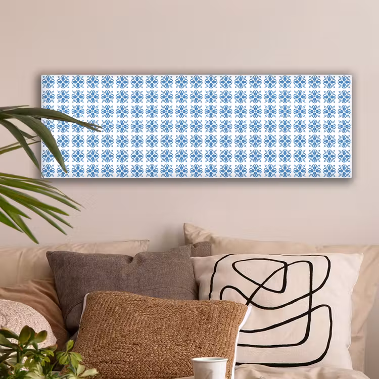 Zee - Sfeer - Blauw - Wit canvas 2cm klein 828 -sfeer1