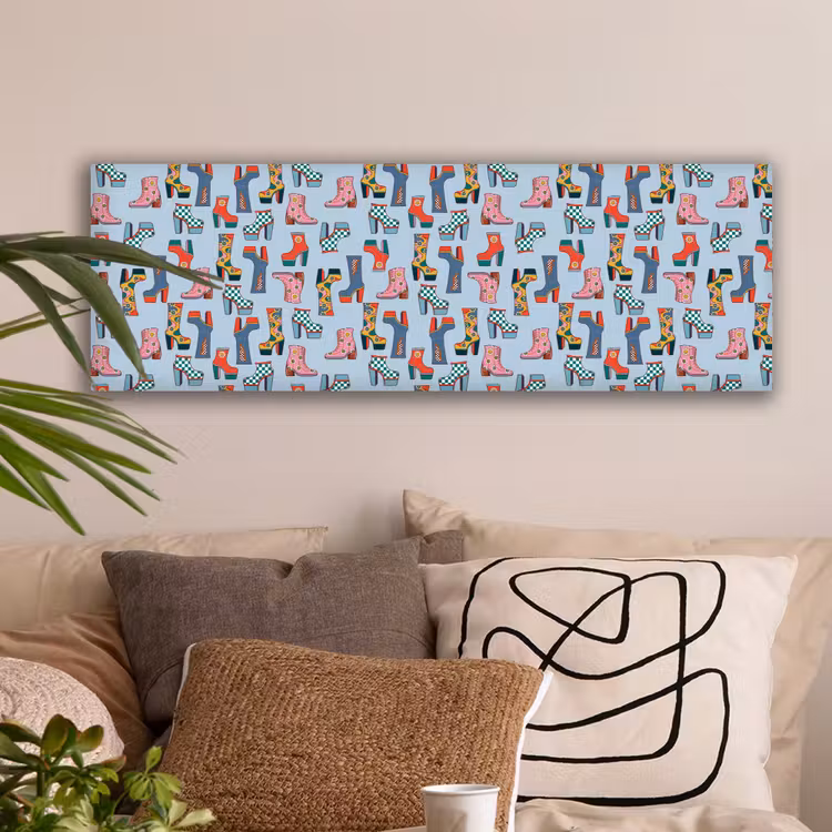 Laarzen - Patroon - Disco canvas 2cm klein 828 -sfeer1