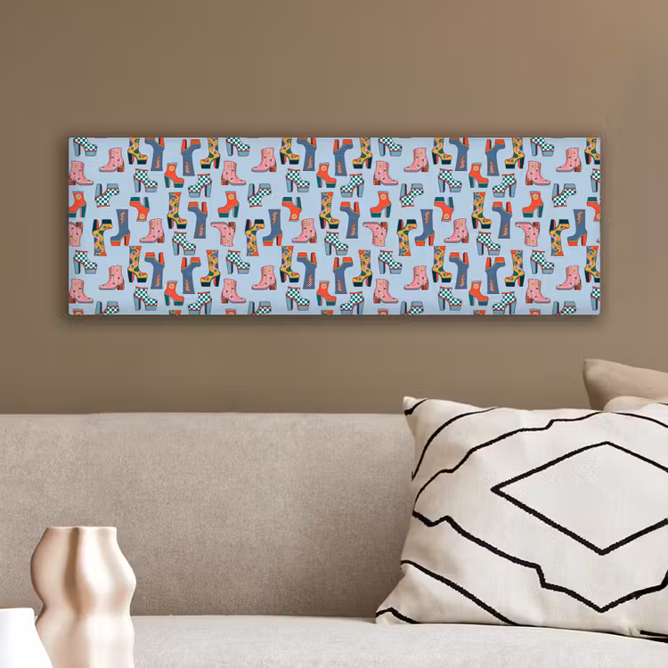Laarzen - Patroon - Disco canvas 2cm klein 828 -sfeer3