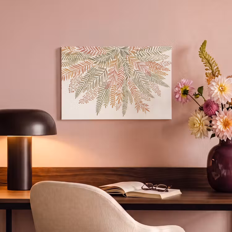 Botanisch - Aquarel - Kleurrijk canvas 2cm klein -sfeer4