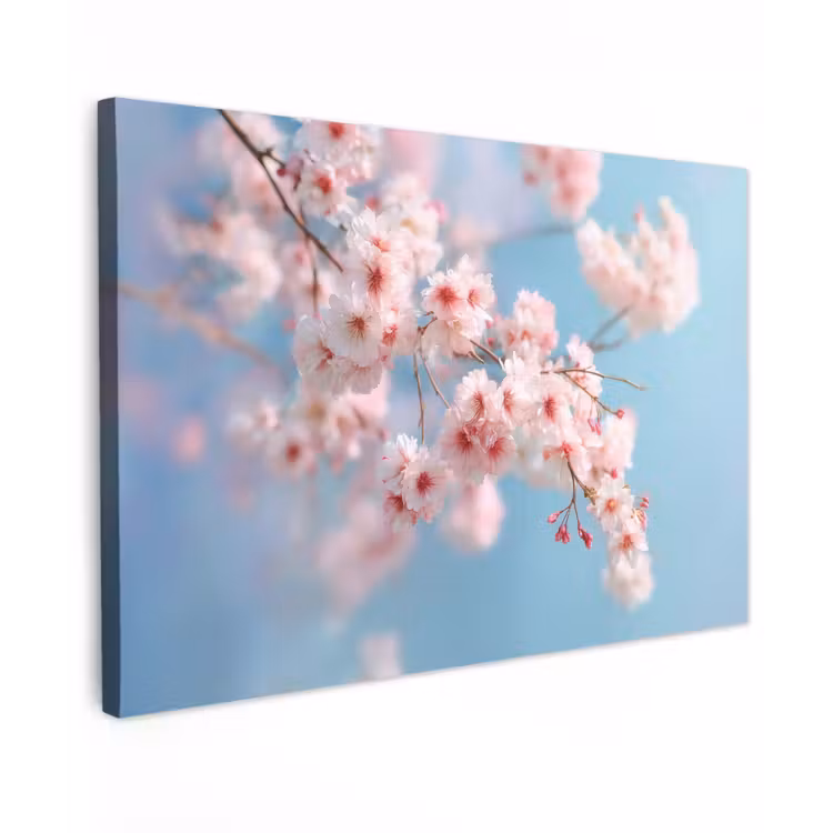 Takken - Bloesems - Roze canvas 2cm klein -z3d