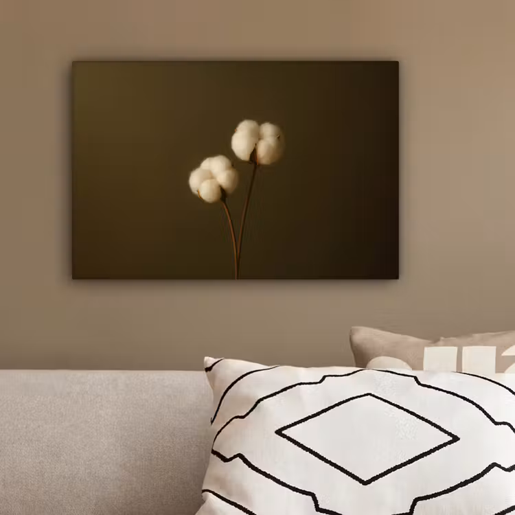 Takken - Katoen - Wit - Bollen canvas 2cm klein -sfeer3