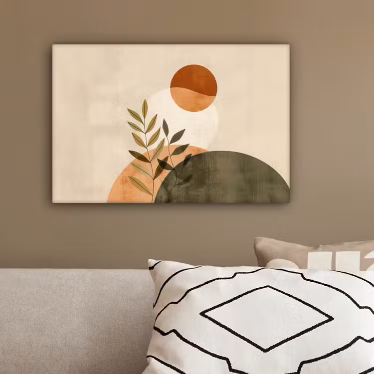 Takken - Vormen - Abstract canvas 2cm klein -sfeer3