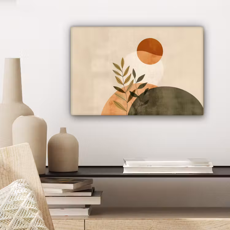 Takken - Vormen - Abstract canvas 2cm klein -sfeer6