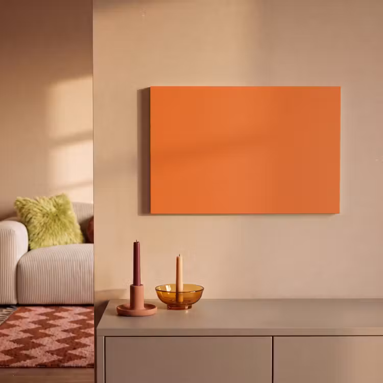 Burnt - Sienna - Oranje canvas 2cm klein 34 -sfeer1