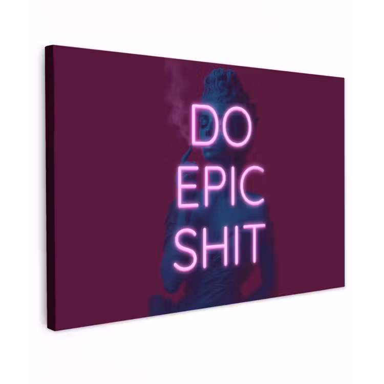 Buste - Neon - LED - Letters canvas 2cm klein -z3d