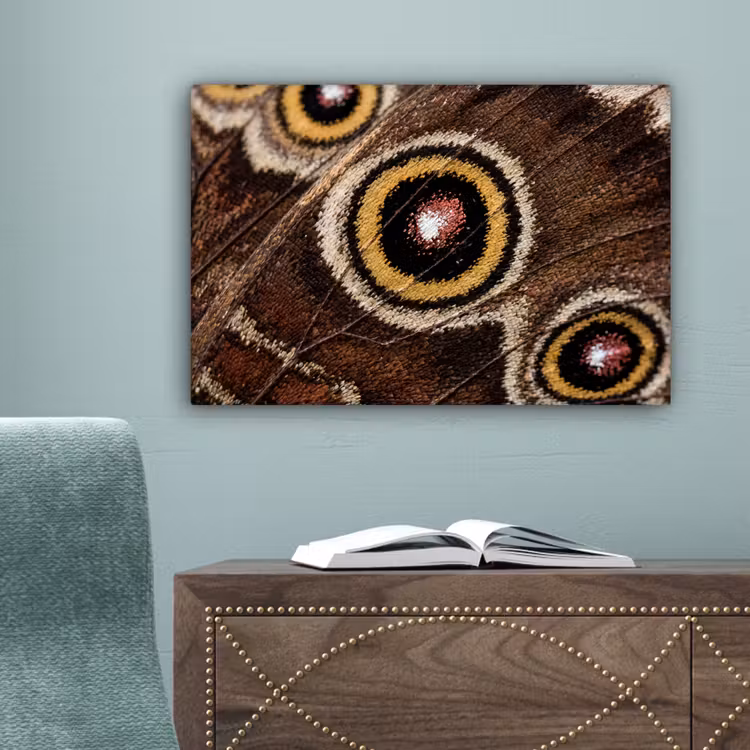 Vlinder - Vleugel - Abstract canvas 2cm klein -sfeer4