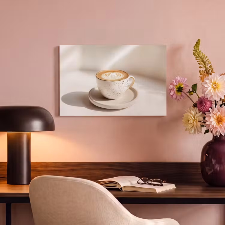 Cappuccino - Schuim - Schotel - Beige canvas 2cm klein -sfeer4