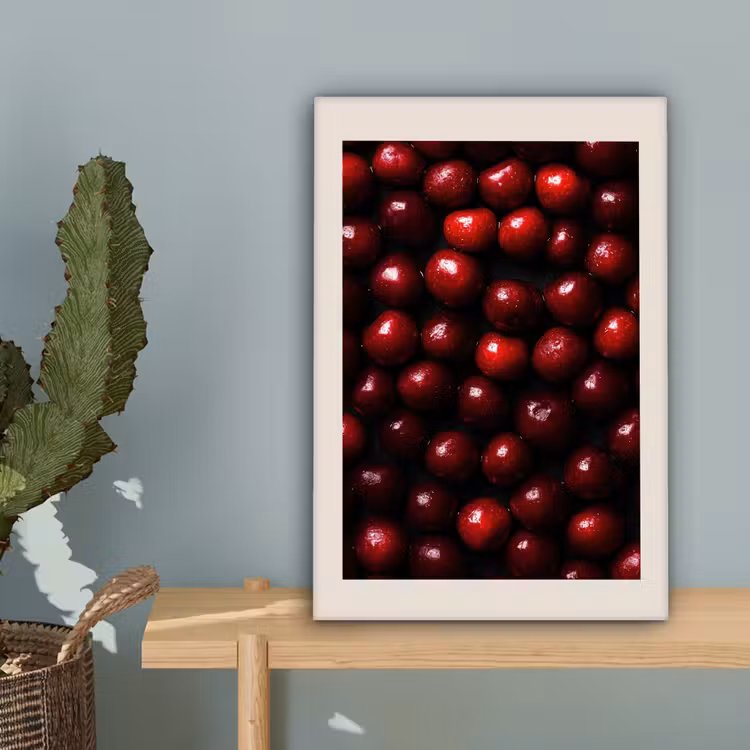 Kersen - Rood canvas 2cm klein -sfeer4