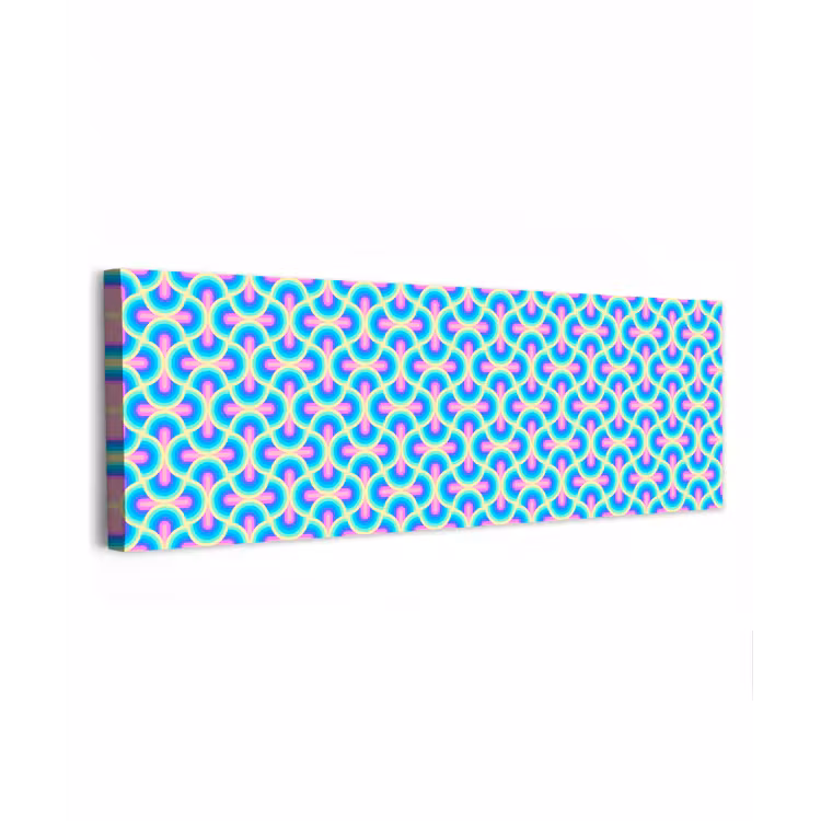 Cirkels - Neon - Bogen canvas 2cm klein 828 -z3d