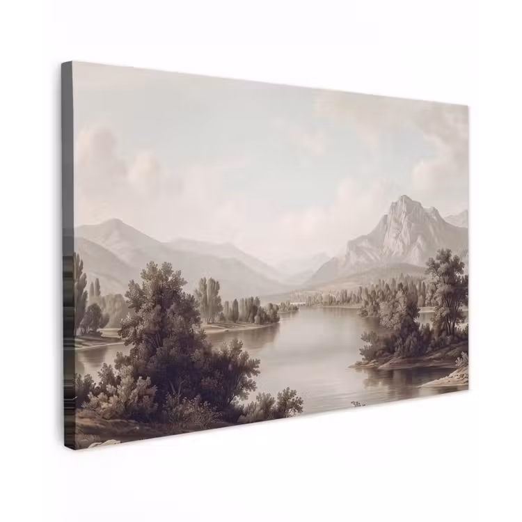 Klassiek - Landschap - Sereen canvas 2cm klein -z3d