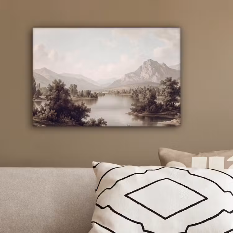 Klassiek - Landschap - Sereen canvas 2cm klein -sfeer3