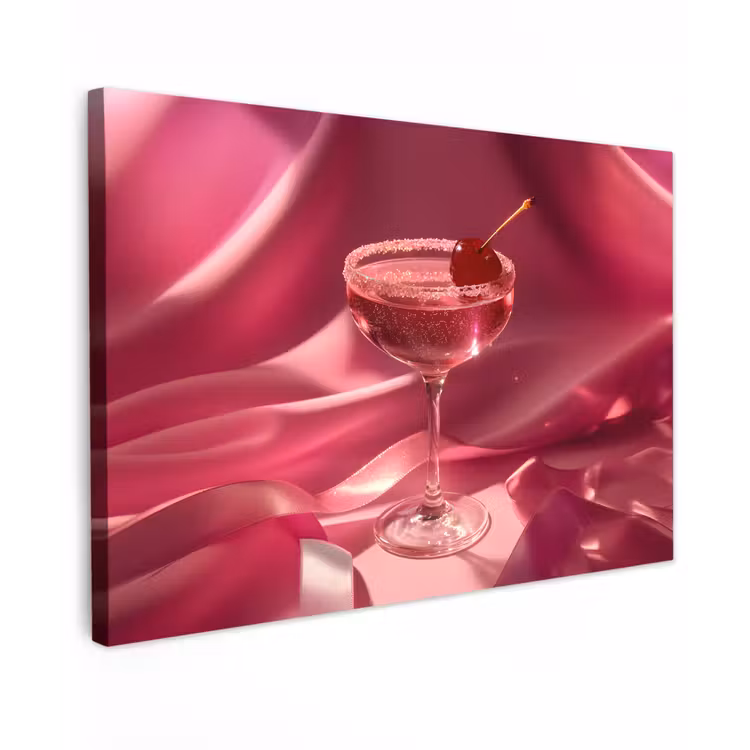 Cocktail - Pink - Luxe canvas 2cm klein -z3d