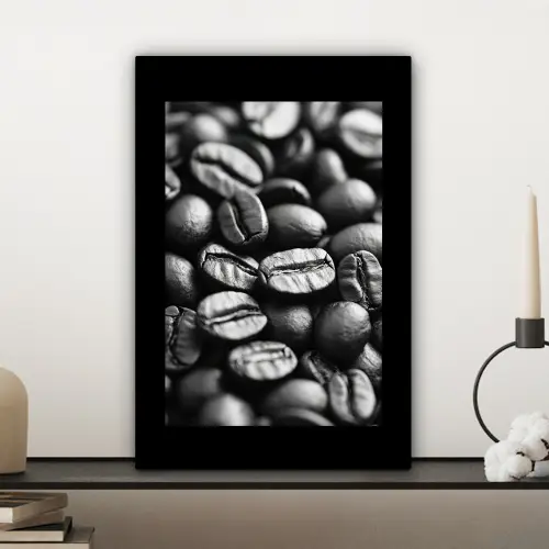 Koffiebonen - Zwart - Vintage canvas 2cm klein -sfeer6