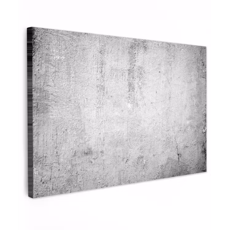 Beton - Grijs - Patroon - Vintage - Industrieel canvas 2cm klein -z3d