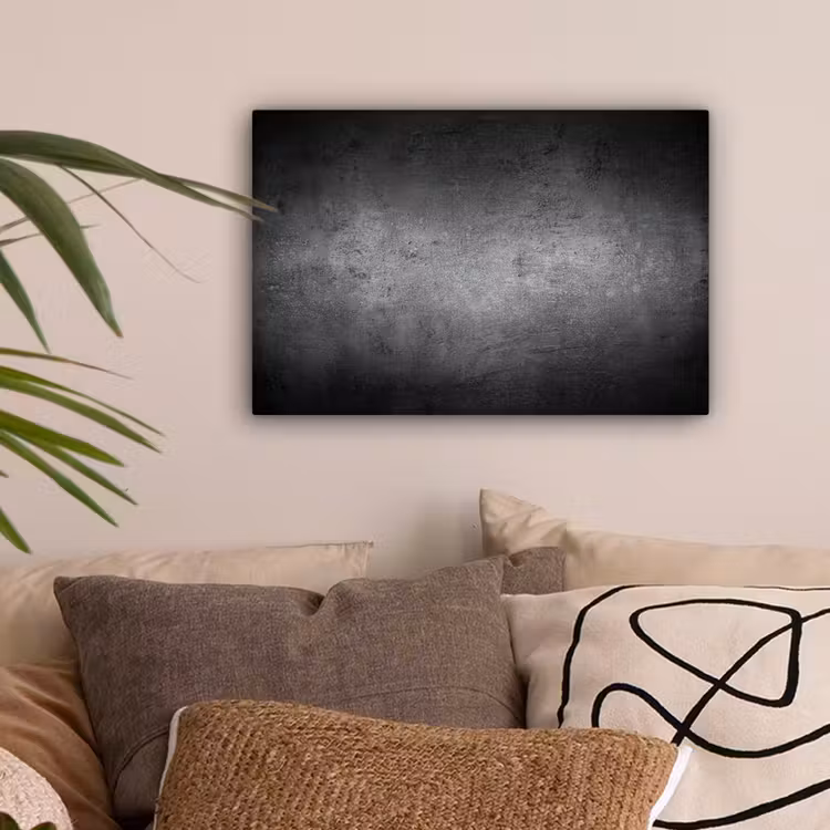 Beton - Grijs - Retro - Cement - Textuur canvas 2cm klein -sfeer1