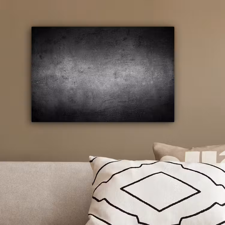 Beton - Grijs - Retro - Cement - Textuur canvas 2cm klein -sfeer3