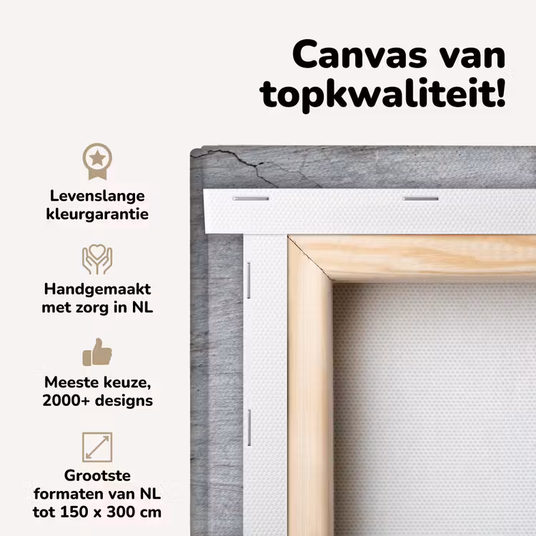 Beton - Scheur - Grijs canvas 2cm middel -zzzsfeer2_topdoek