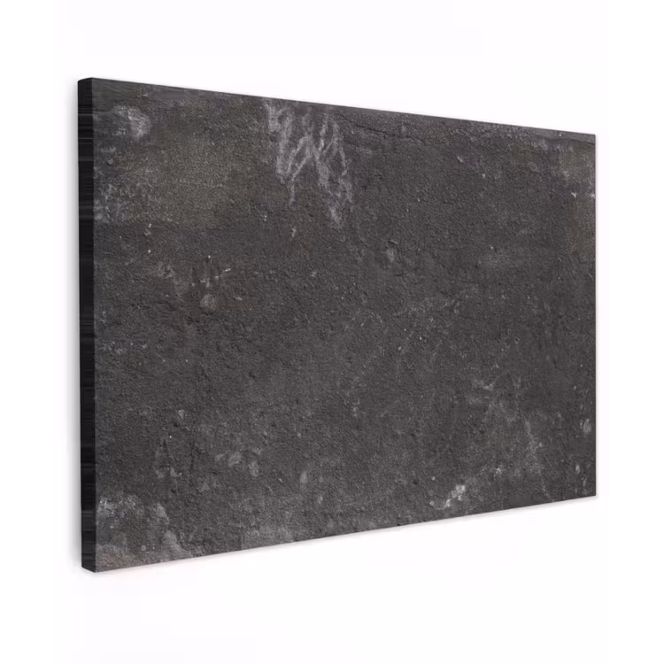Beton - Muur - Zwart - Vintage - Industrieel canvas 2cm klein -z3d