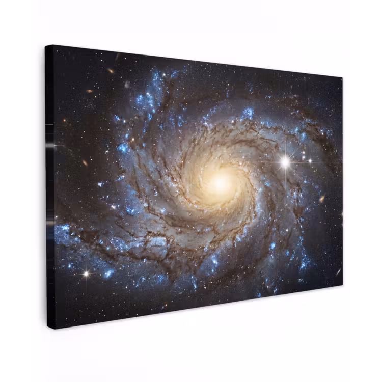 Kosmos - Sterrenstelsel - Donker canvas 2cm klein -z3d