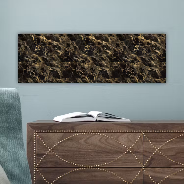 Kristal - Goud - Zwart - Marmer canvas 2cm klein 828 -sfeer4