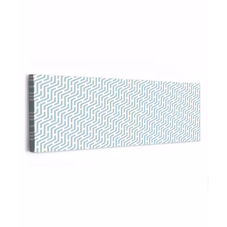 Design - Geometrie - Patroon - Groen canvas 2cm klein 828 -z3d