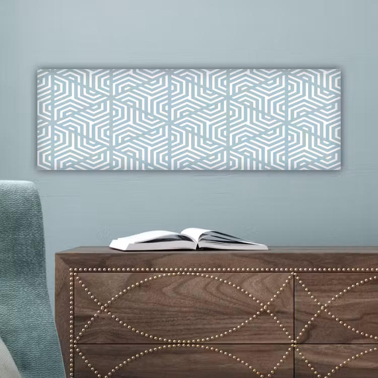 Design - Geometrie - Patroon - Driehoek canvas 2cm klein 828 -sfeer4