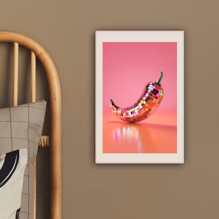 Disco - Peper - Roze canvas 2cm klein -sfeer3