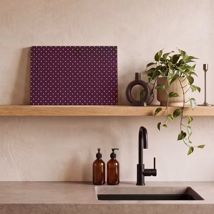 Stippen - Modern - Paars canvas 2cm klein 34 -sfeer3