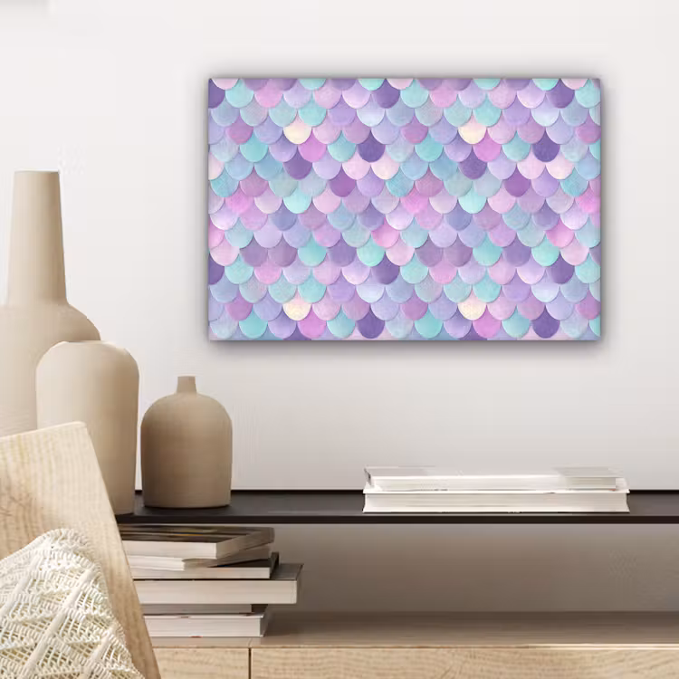 Dromerig - Zeemeermin - Pastel canvas 2cm klein 34 -sfeer6