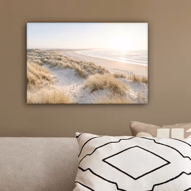 Duinen - Strand - Beige canvas 2cm klein -sfeer3