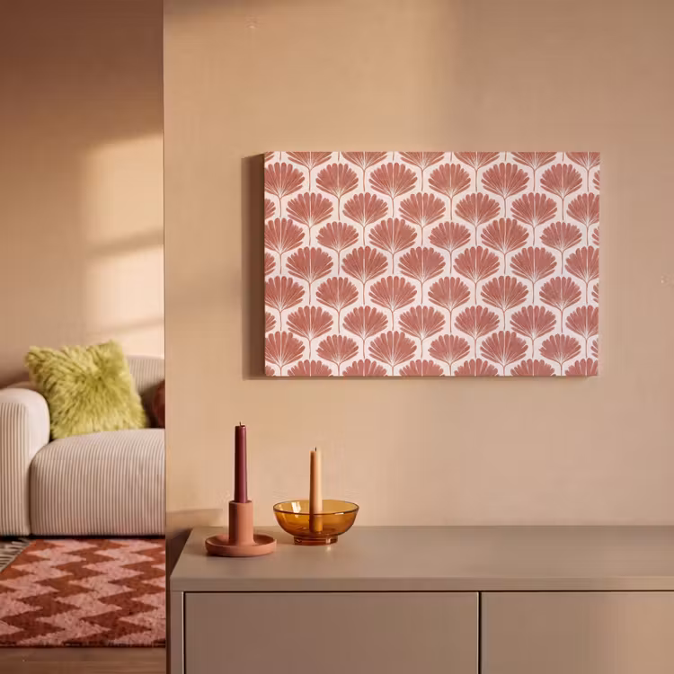 Waaier - Motief - Terra canvas 2cm klein 34 -sfeer1