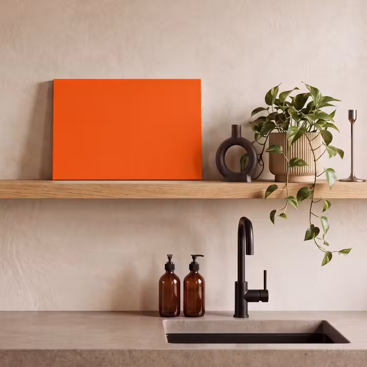 Fiery - Tangerine - Oranje canvas 2cm klein 34 -sfeer3