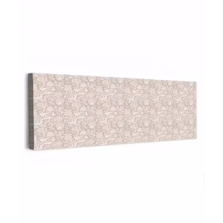 Bloemenprint - Grijs - Crème canvas 2cm klein 828 -z3d