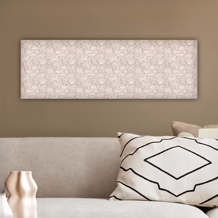 Bloemenprint - Grijs - Crème canvas 2cm klein 828 -sfeer3