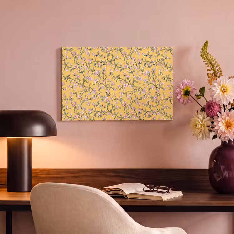 Bloemen - Motief - Geel canvas 2cm klein 34 -sfeer4