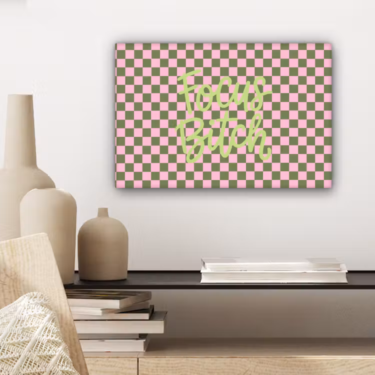 Focus - Vakken - Roze canvas 2cm klein -sfeer6