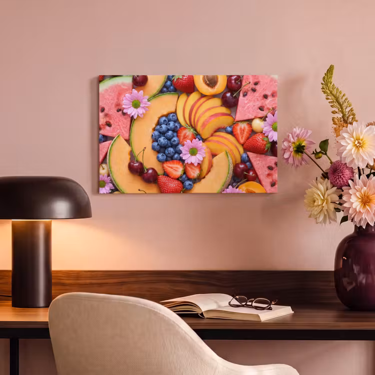 Eten - Fruit - Zomer - Kleurrijk canvas 2cm klein -sfeer4