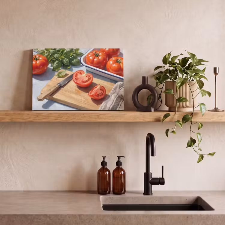 Eten - Keuken - Ingrediënten - Stillleven - Rood canvas 2cm klein -sfeer3