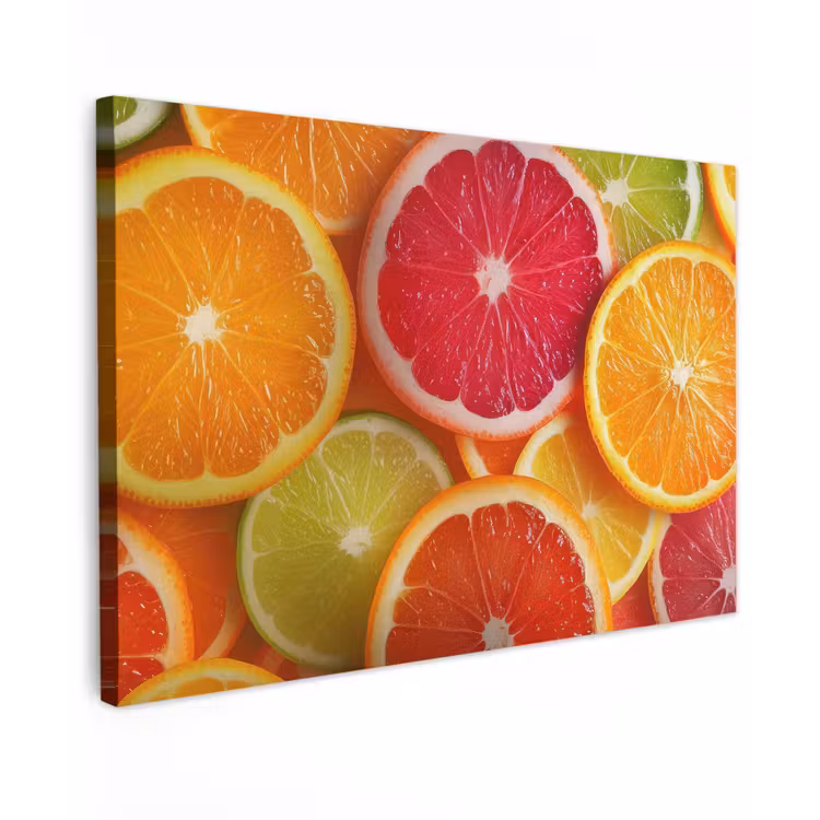 Fruit - Kleurrijk - Close up canvas 2cm klein -z3d
