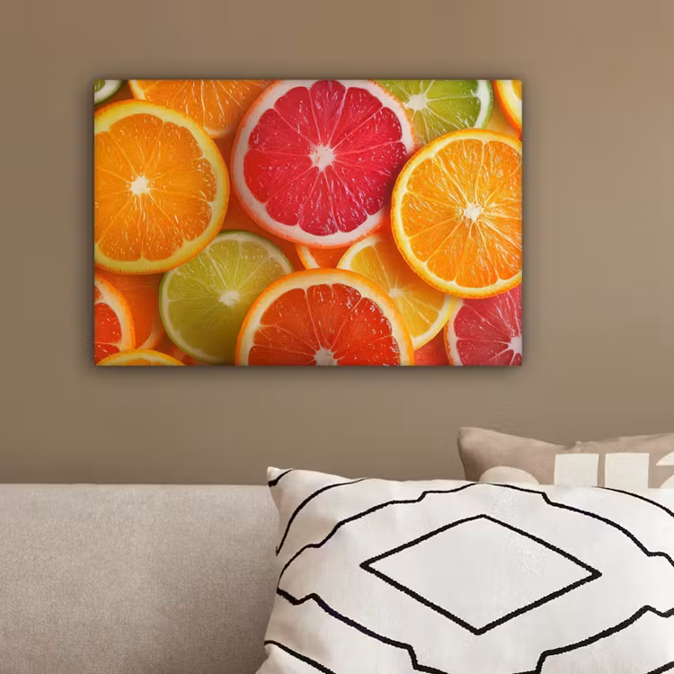 Fruit - Kleurrijk - Close up canvas 2cm klein -sfeer3