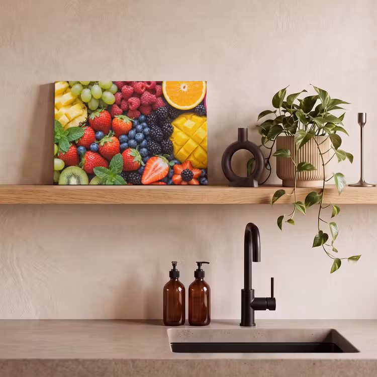 Fruit - Vers - Kleurrijk - Eten canvas 2cm klein -sfeer3