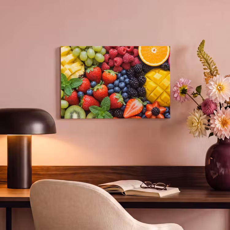 Fruit - Vers - Kleurrijk - Eten canvas 2cm klein -sfeer4