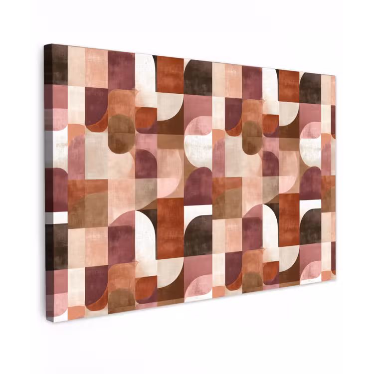 Geometrie - Modern - Retro canvas 2cm klein 34 -z3d